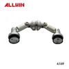 Stainless Steel Glass to Glass Clamp Swivel Fitting