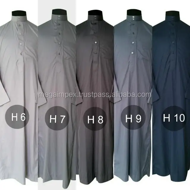 Daffah Thobe-เสื้อผ้ามุสลิม-สไตล์กาตาร์ - Buy Abaya ของเจดดะห์,Mens ...
