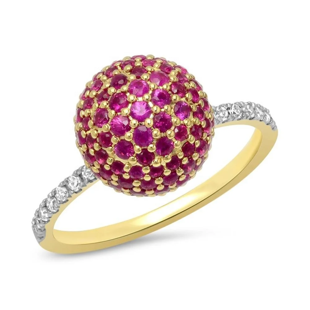 Venta al por mayor anillo rubi online los