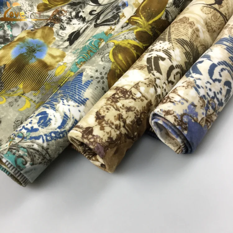 Super Soft Lazy Boy Style Print Upholstery Velvet Fabric For Sofa Buy