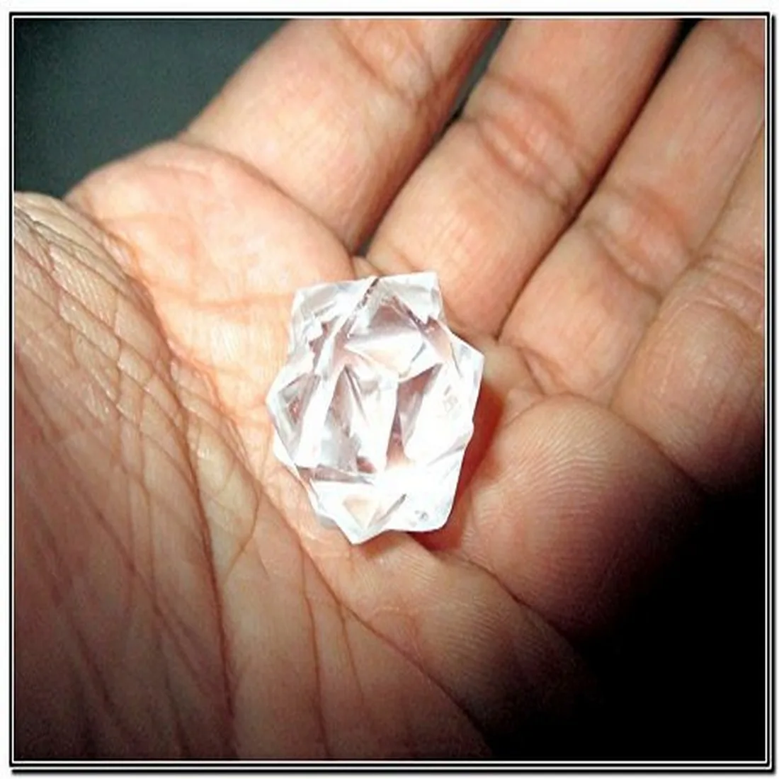 Chakra Radionic Platonic Jet Genuine Crystal Quartz 20 Point Star Merkaba A+ 