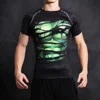 Hulk Alter Ego Black Compression Shirt / Sublimation Tee / Rash Guard / Printed T-shirt