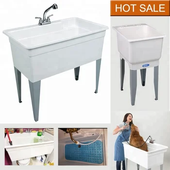 collapsible dog bath tub