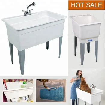 Hot Sale Portable Pet Bathtub/plastic Large Dog Grooming Bath Tub - Buy