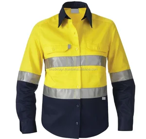 Work Wear Shirt Special Uniform Men's Long Sleeve Reflective Safety Shirt Work Wear Shirt Special Uniform Men's Long Sleeve Reflective Safety Shirt