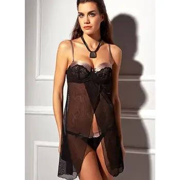 محذوف لؤلؤي أرجواني لبس نوم شفاف Cecilymorrison Com