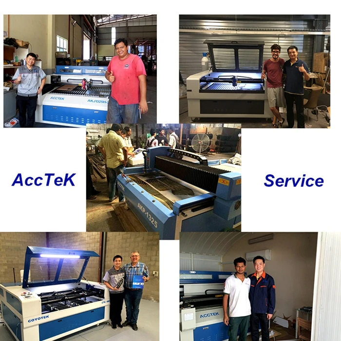 Jinan AKJ6090 CO2 Laser Engraving & Cutting Machine for non-metal