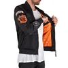 OEM Custom Mens Microfiber Shell Quilted Casual Bomber Jackets for Men