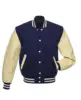 Wool Body Genuine Leather Sleeves Letterman Varsity Jacket