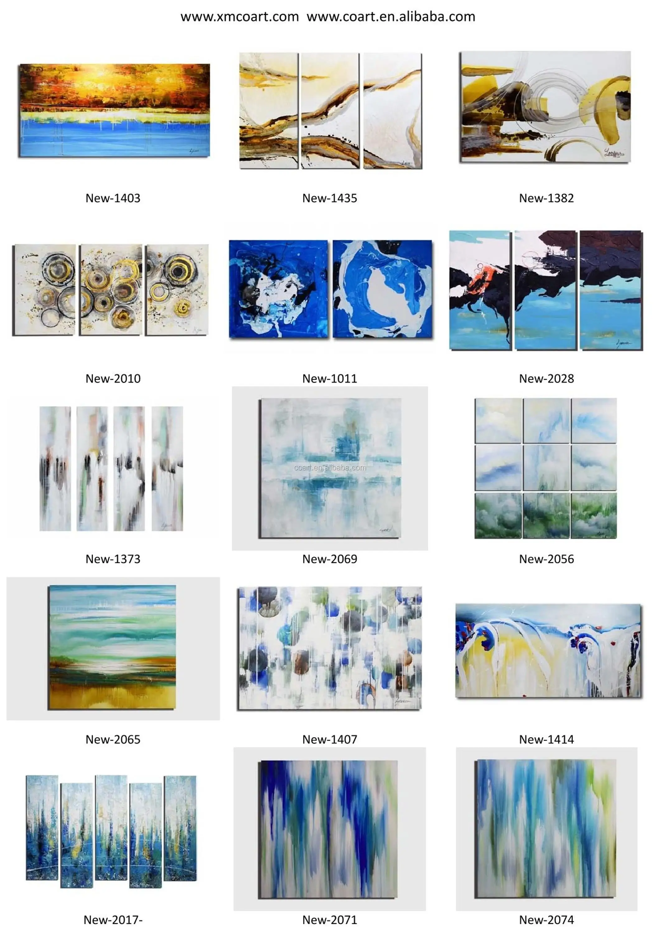 Modern Artwork Antique Astract Painting Wall Hanging Decorations