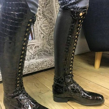 Men's Horse Riding Long Boots/leather 