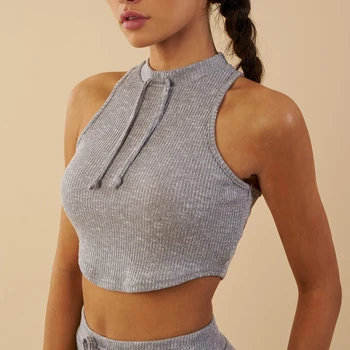 gym crop vest