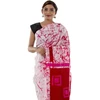 Cotton sari hand block print work party saree traditional wedding designer sari sari