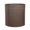 Round Household Leather Paper Dust Garbage Bin