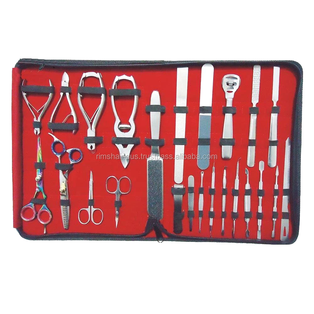 24 pcs set manicure & pedicure kits