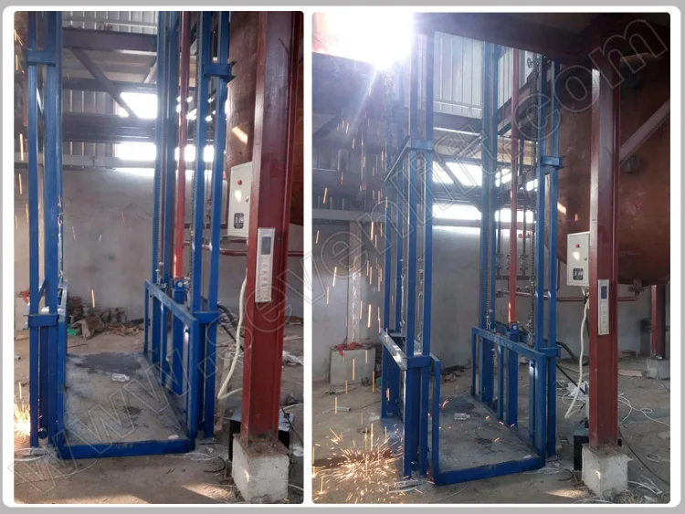 7lsjd Shandong Sevenlift Used Hydraulic Residential Freight Elevators