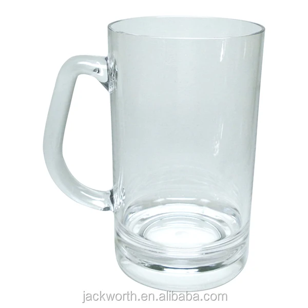 Acrylic Unbreakable Shatterproof Classic Beer Mug Buy 19.4 Ounces