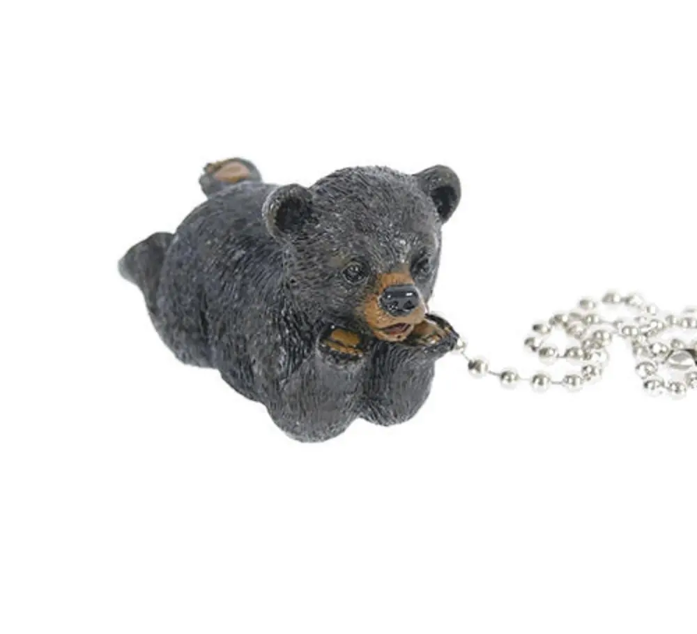 Black Bear Walking Wildlife Ceiling Fan Pull Ceiling Fan Pull