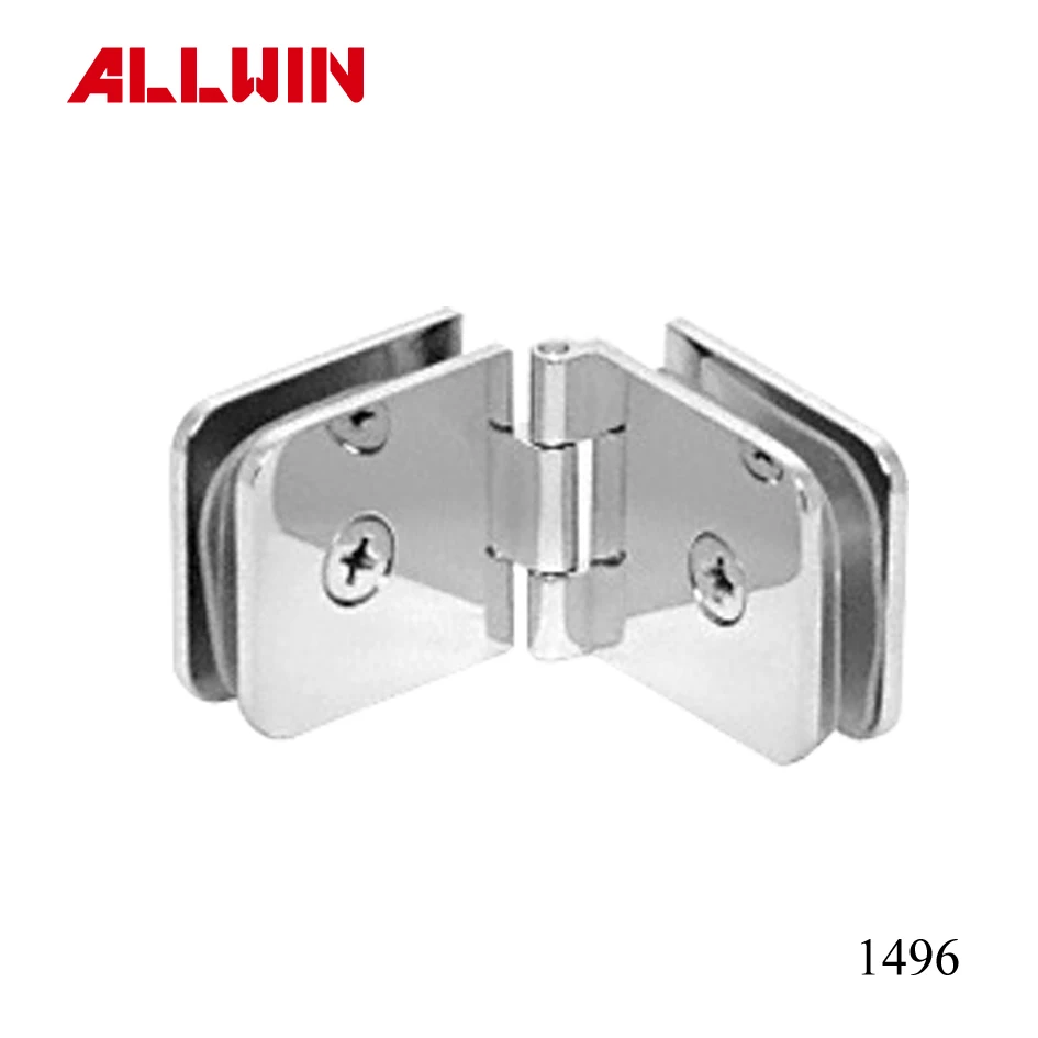 Solid Brass Glass To Glass Clamp Hinge Connector