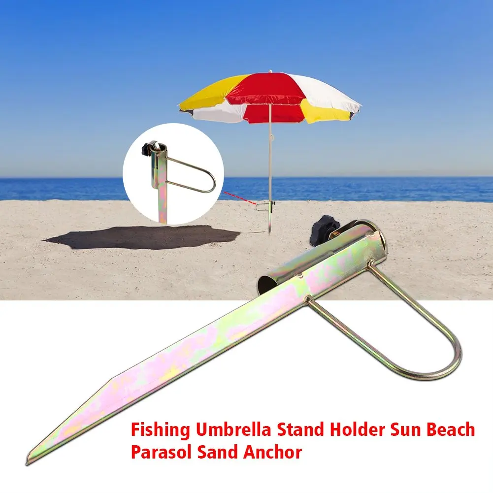 Beach Umbrella Stand Find Deals On Line Get Quotations Yosoo Beach Umbrella Holder Sun Sand Anchor Safe Stand For Strong Winds Heavy