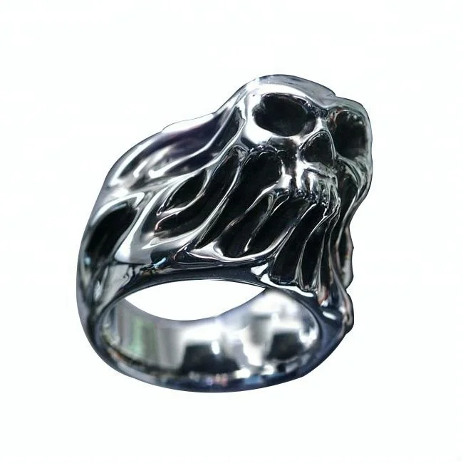 925 skull ring