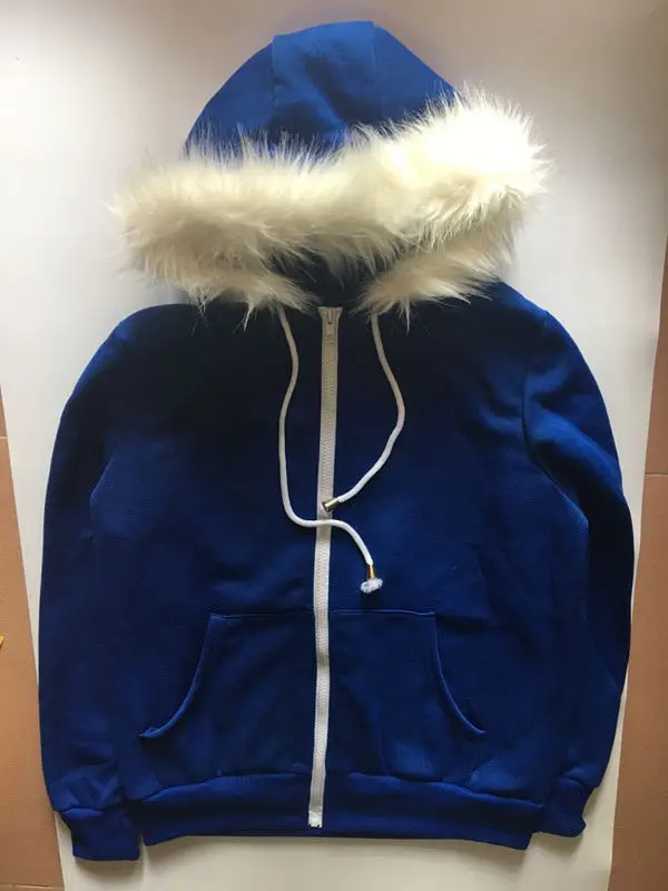 sans blue hoodie
