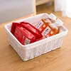 Free Sample 550-13DB Ins Home Decor Canvas bag Mesh Metal Wire Kitchen Storage Basket For fruit bread vegetable