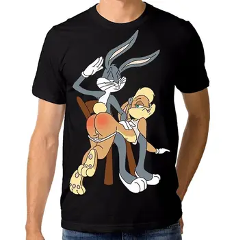 2019 Wholesale Bugs Bunny And Lola T Shirt Looney Tunes Tee Men S