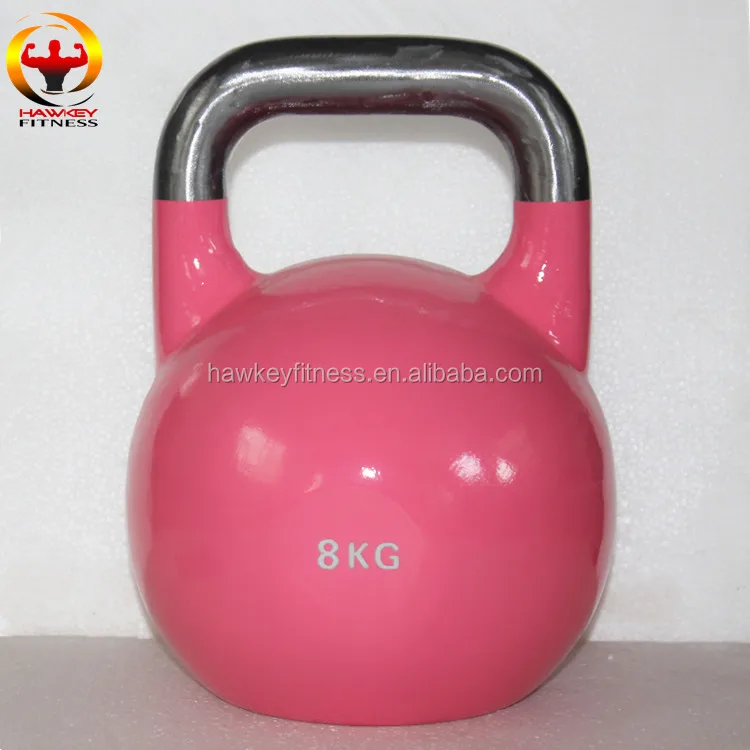 Rizhao Wholesale Weight Lifting Custom Colored Competition Kettlebells