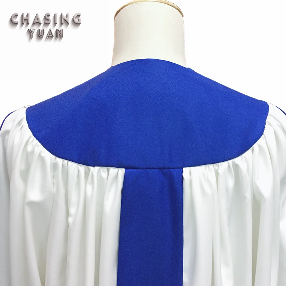 Wholesale Custom White/blue Church Choir Robe - Buy Choir Robe,Church ...