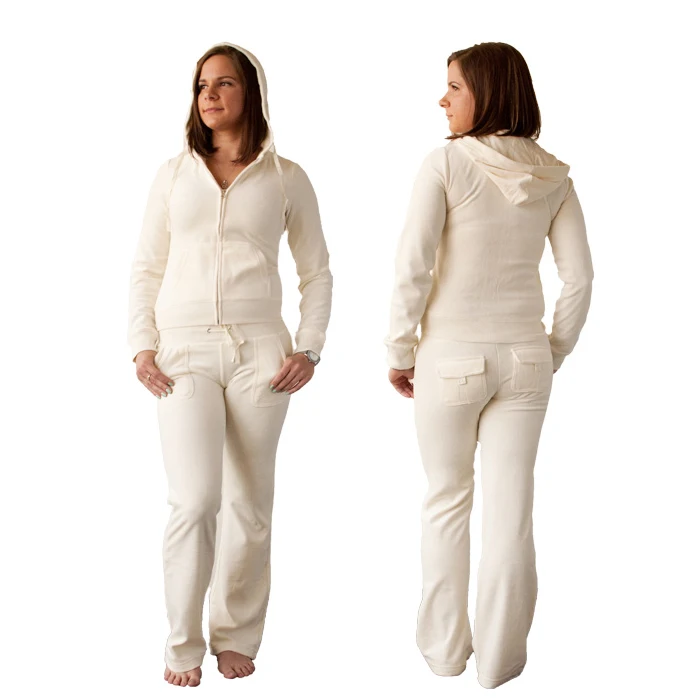 white velour suit