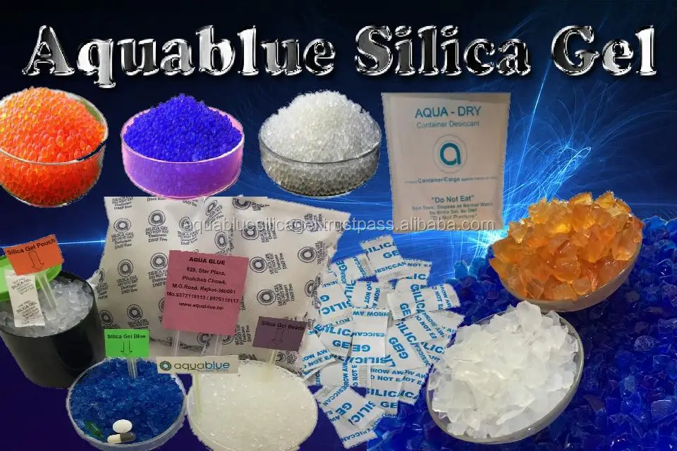 Chemical Auxiliary Agent Cat Litter Color Silica Gel Adsorbent Crystal