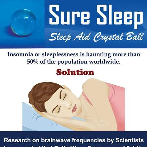 
SURE SLEEP DEEP SLEEP INSOMNIA SLEEP APNEA CRYSTAL BALL 