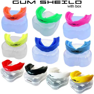 Football Mouth Guard Silicone Teeth Protector Mouthguard Boxing Sport ...