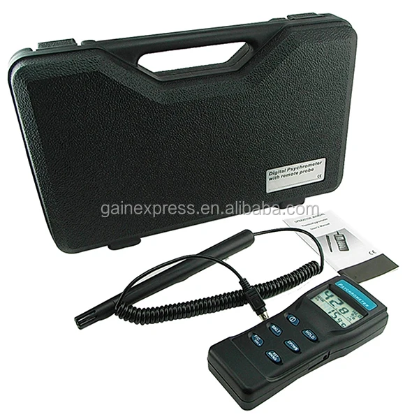 Professional Digital Humidity Temperature Psychrometer Wet Bulb