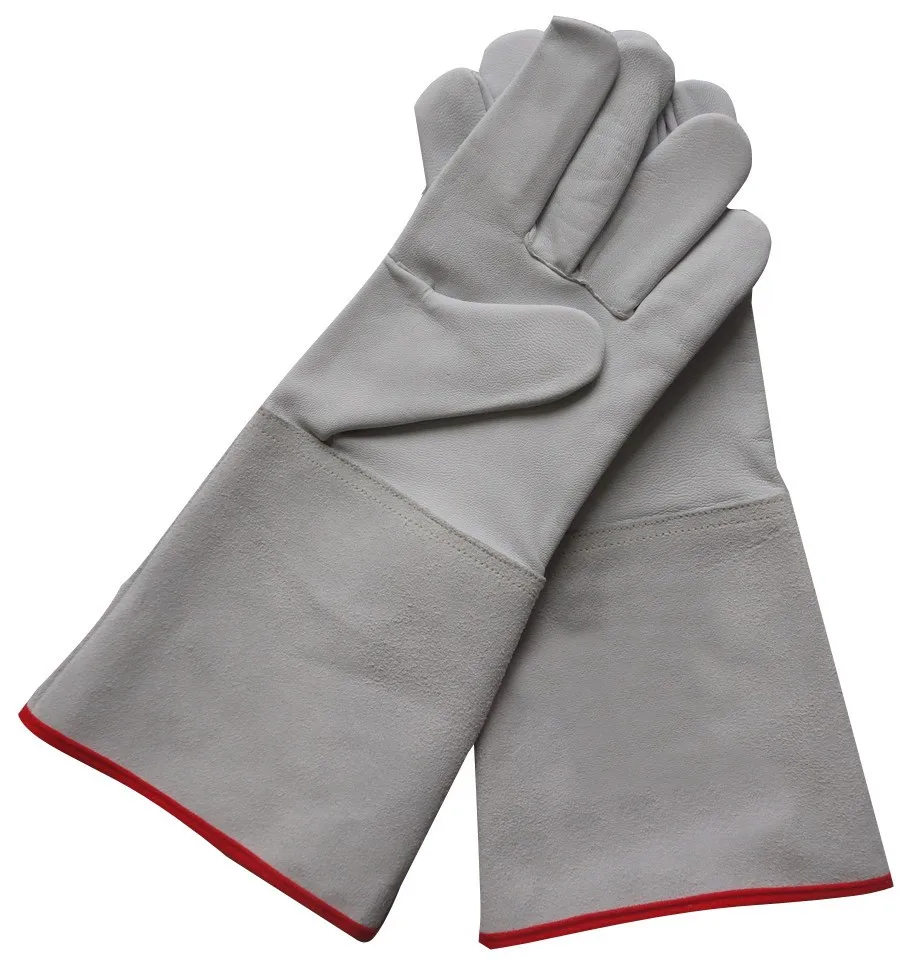 Tig Welding Safety Gloves Industrial Cow Split Leather /cow Hide Grain