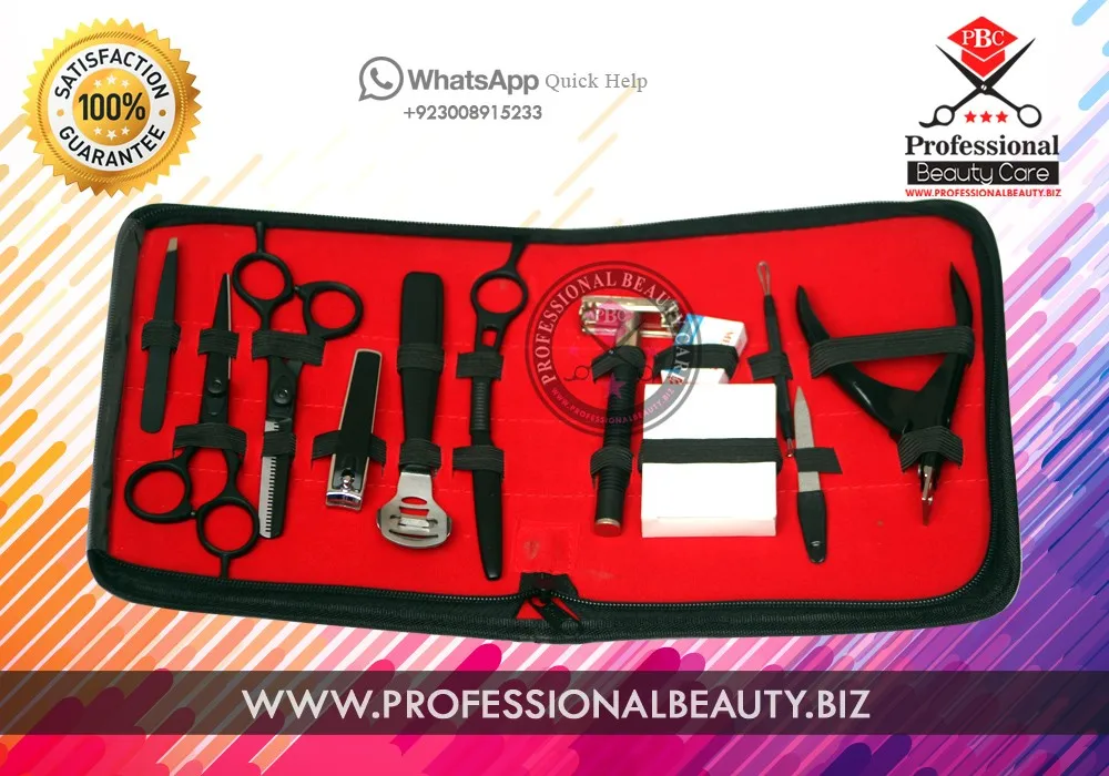 Student Barber And Professional Barber Kit Barbero Scissor Sharp Razor