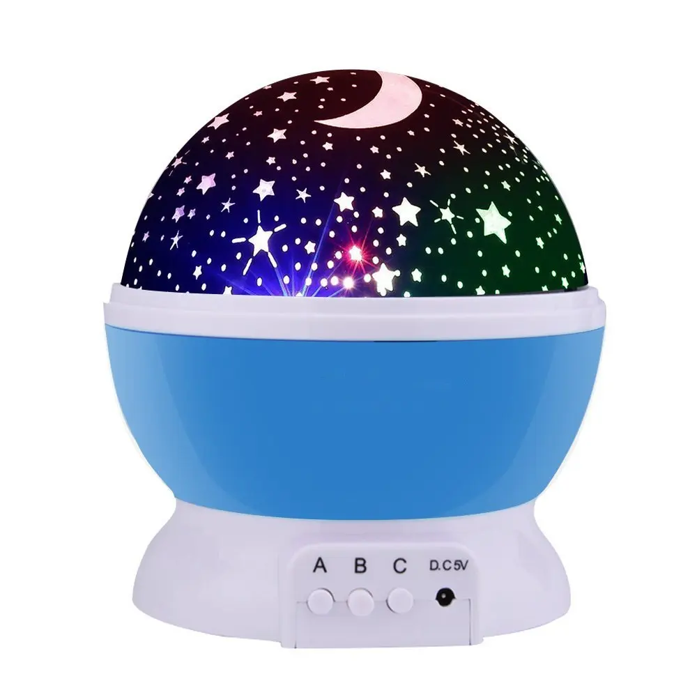 Buy Galaxy Night Light Lamp 4 Led Bead 360 Degree Romantic