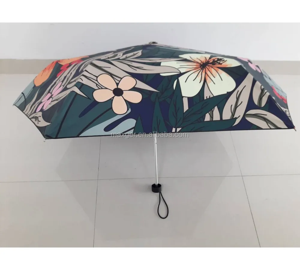 Wholesale Custom Print Umbrella Full Printing 3 Fold Umbrella Folding Umbrella Good Quality 