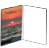 Book Style Double Panel Acrylic Sign Holder, Clear Perspex Photo Frames