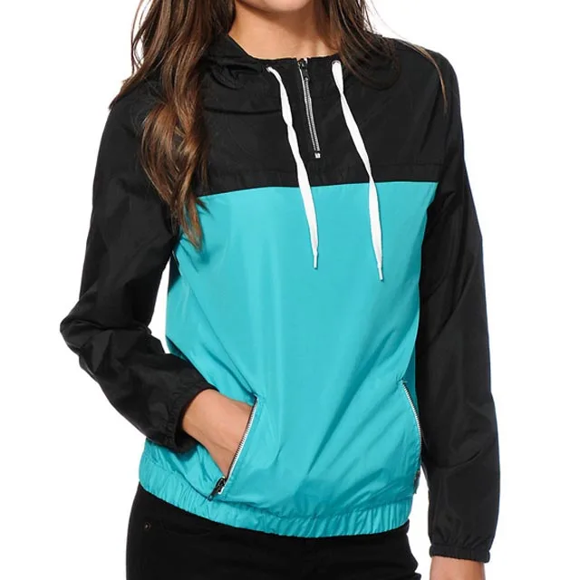 women's windbreakers with hood