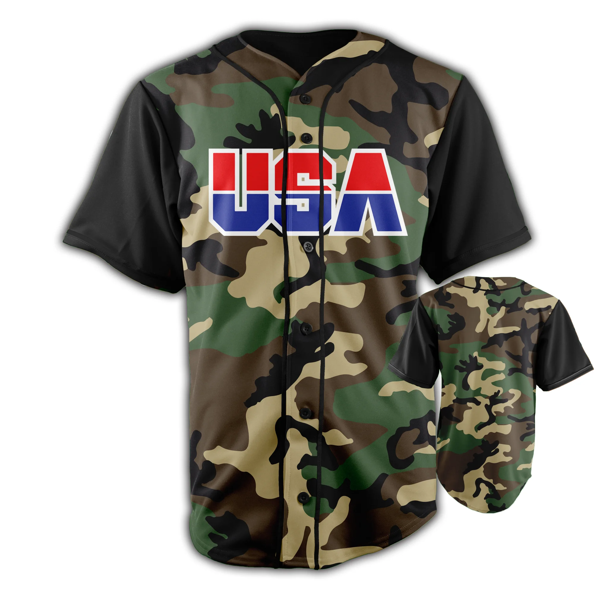 camouflage softball jerseys