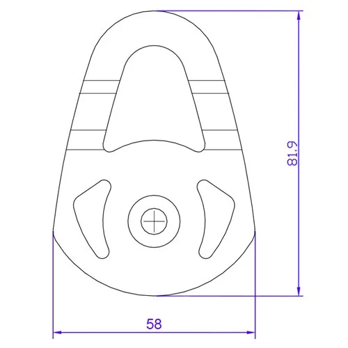 Side Plate Nylon Rope Rescue Climbing Rope Climbing Pulley Block Buy