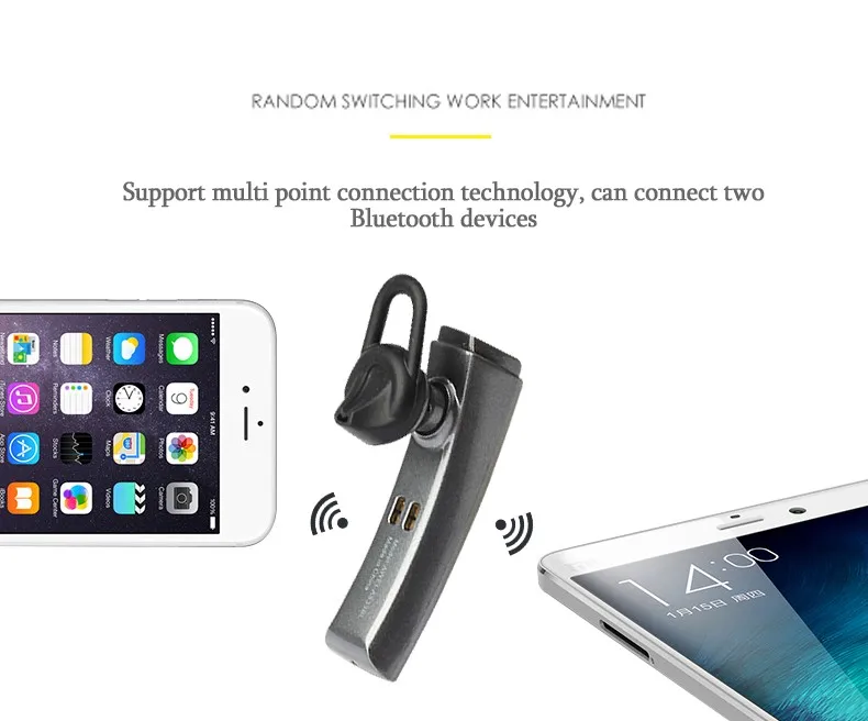 YanDex Awei A833BL Hands Free Car Handsfree BT Earbud Wireless Headphone Auriculares Mini BT Headset Earphone For Phone iPhone