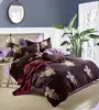 The Great Indian Factory presents FLORENCE Bedsheet 5 pc set 1 bedsheet 2 pillow covers(same design)2 pillow covers (coordinate)