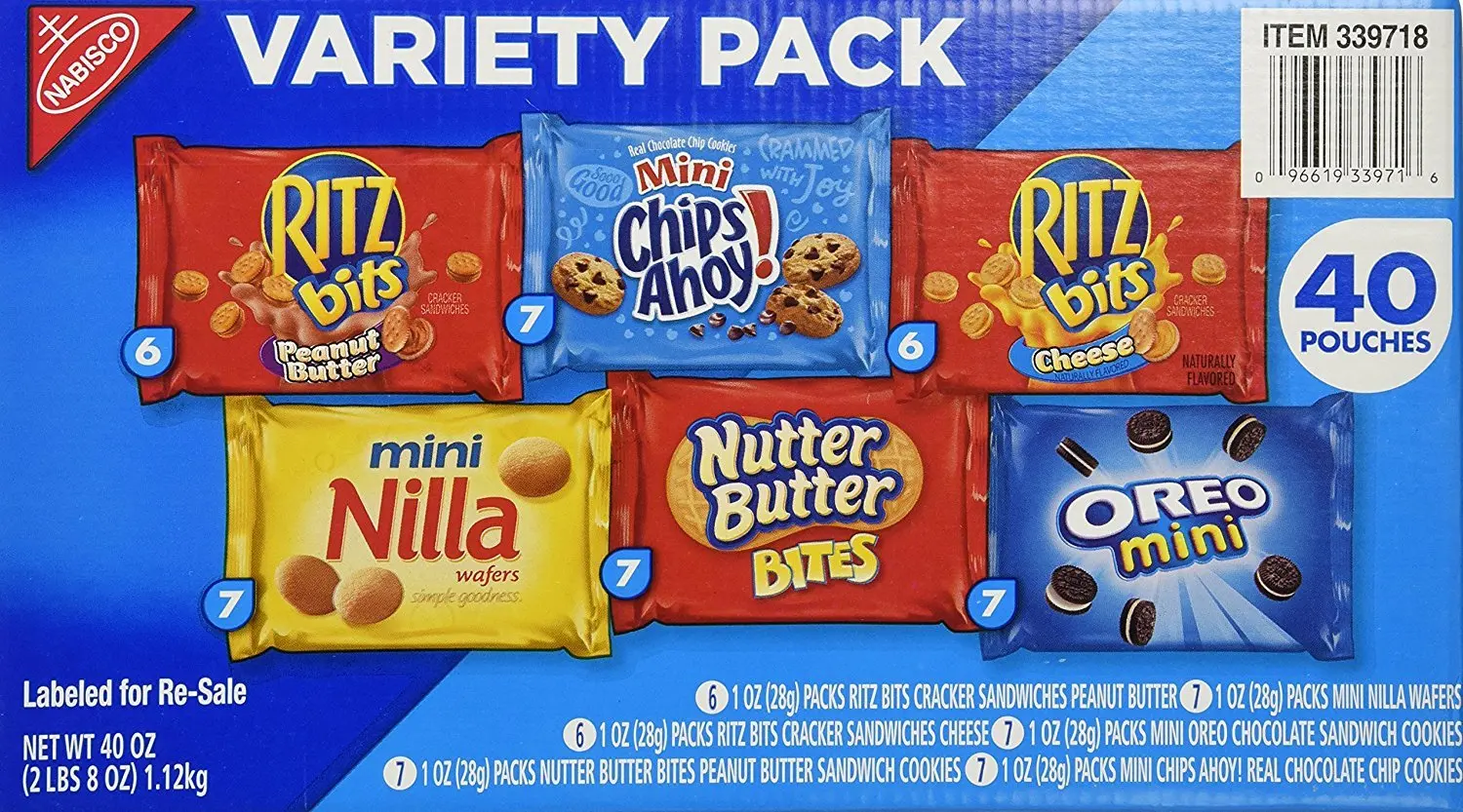 Nabisco Variety Pack 40 Count