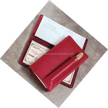Clical Style Business Checkbook Holder Cover With Pen Clical Style Business Checkbook Holder Cover With Pen Loop