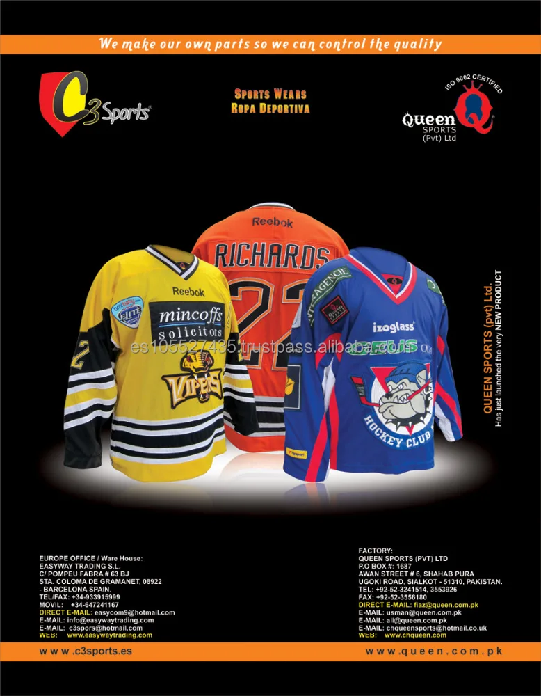 custom hockey jerseys uk