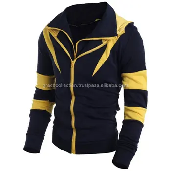 zippered fleece hoodie