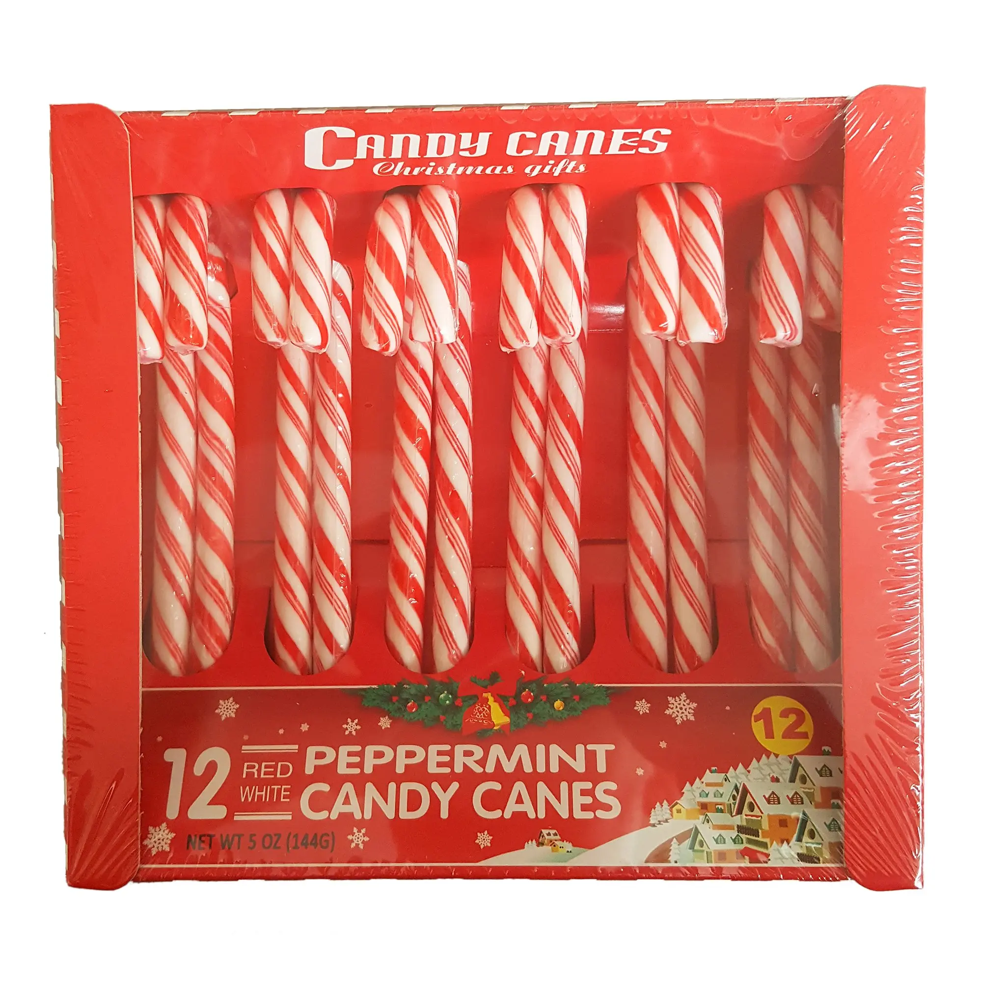 HB 12 Peppermint Christmas Gift Candy Canes